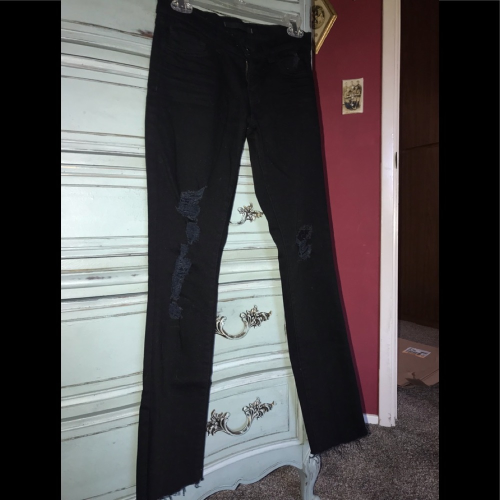 J Brand black low rise pencil